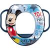 H&H Lulabi Disney Mickey Mouse Riduttore WC per Bambini con Manici, Seduta Morbida e Confortevole, Adattatore Water Universale, Collezione Icon