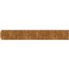 vidaXL Bordure per Prato 10 pz 15x103 cm Flessibili in Acciaio Corten, Bordi per Giardini, Bordi per aiuole da Giardino, Bordi per paesaggi