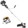 Wiltec Attrezzo multifunzione da giardinaggio - Tagliaerba, Tagliabordi, Decespugliatore - motore a benzina, 1,9kW