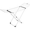 Vileda Universal Stendibiancheria a Cavalletto, Pieghevole, Salvaspazio, con Ruote, Acciaio, Bianco, 5 x 55 x 129 cm