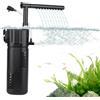 hygger Filtro Interno per Acquario 4 in 1 Filtri Integrati nell'acquario, 10W Pompa Filtro Sommergibile a Flusso Regolabile per Acquari 55-110 Litri (15-30 Galloni)