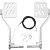 Dioche Pedali Acceleratore Freno Cavo da 71 Adatto per 196cc Road, Azusa Fun Kart, 1 Paio di Pedali Go Kart Kit Pedali Acceleratore Freno