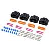 Asudaro Kit di riparazione connettore bobina di accensione auto, 4 set di riparazione cablaggio bobina di accensione kit di crimpatura bobina di accensione compatibile con Golf 12-16 Polo 13-16 A4 A6 A8 08-16