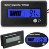 Frienda Dc 12 V 24 V 36 V 48 V 72 V misuratore di batteria con allarme indicatore di capacità della batteria monitor misuratore di tensione e indicatore agli ioni di litio (luce blu)
