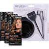 FEI FAN KIT TINTA CAPELLI: 3x Tinta Palette Colorazione Permanente, Crema Colorante Professionale, Copertura Capelli Bianchi, Sistema Anti-danni + Set Tinta Capelli da 3pz (6-8 Biondo Scuro Cioccolato)