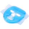 TMISHION Maschera da notte in gel rinfrescante, riutilizzabile, per alleviare la fatica, trattamenti caldi e freddi, maschera facciale rilassante blu.