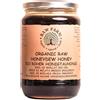 Raw Farm Organic Natural Fresh Raw Farm - Miele di miele di melata biologica grezza della foresta di quercia nera, non riscaldato, puro, senza additivi 900 g