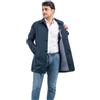 Trench Sartoriale Uomo Cappotto Impermeabile Soprabito Leggero Elegante VEQUE