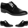 Scarpe Uomo Eleganti Lucide Ecopelle Inglesine Matrimonio Derby Cerimonia VEQUE