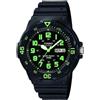 Casio Orologio Uomo CASIO MRW-200H-3BVDF Silicone Nero Sub 100mt