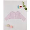 Prénatal Cardigan bimba rosa ricamo cuore