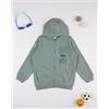 Prénatal Felpa bambino verde con cappuccio dinosauri