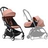 Stokke Passeggino Stokke YOYO3 con Newborn Pack - Include telaio nero, YOYO 6+ Color Pack (Ginger) e 0+ Newborn Pack (Ginger)