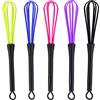 Wakects Set di 5 Fruste in Silicone Grandi Medie Piccole e Mini, Fruste Cucina con Rivestimento Antigraffio Resistenti Al Calore per Cucinare Pentole Antiaderenti, Frusta per Uova con