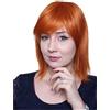 Prettyland - C352 Parrucca 40cm Colore Rosso Arancione One Piece Nami