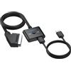 CAMWAY Convertitore Scart a HDMI,Supporta Commutazione 16: 9/4: 3,Adattatore da SCART a HDMI 1080P,Supporta PAL/NTSC per Lettore DVD/VHS/VCR,con Cavo da 150 cm