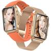 Ruopoem Smartwatch Donna Uomo 1.57 Smart Watch con Chiamate 130 Sport Vocale AI Impermeabile IP68 Contapassi SPO2 Sonno Cardiofrequenzimetro, Orologio Smartwatch 5.1 connessione Bluetooth per Android iOS