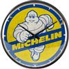 Nostalgic-Art Orologio da muro retrò, Ø 31 cm, Michelin - Bibendum 80s - Idee regalo per amanti di motore, decorazione per la cucina grande, design vintage