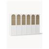 Westwing Collection Armadio componibile ad ante battenti Jeanne, larg. 300 cm, varie opzioni - Bianco