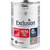 EXCLUSION CANE DIET ADULT ALL BREEDS HEPATIC MAIALE RISO E PISELLI DA 400 GR IN LATTINA 400G