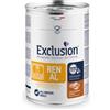 EXCLUSION CANE DIET ADULT ALL BREEDS RENAL MAIALE, SORGO E RISO DA 400 GR IN LATTINA 400G