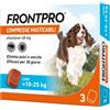 FRONTLINE FRONTPRO ANTIPARASSITARIO PER CANI DA 10-25 KG COMPRESSE MASTICABILI 3 PZ 3PZ