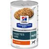 HILL\'S PRESCRIPTION DIET CANE W/D AL POLLO DA 370 GR IN LATTINA 370G