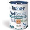 MONGE VETSOLUTION CANE GRAIN FREE VETERINARY DIET HYPO MONOPROTEIN ANATRA DA 400 GR IN LATTINA 400G