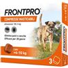 MERIAL FRONTLINE FRONTPRO ANTIPARASSITARIO PER CANI DA 4-10 KG COMPRESSE MASTICABILI 3 PZ 3PZ