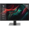 Mars Gaming MV-24, Monitor 24" IPS FHD 120Hz, HDR10 1ms, FreeSync e G-SYNC, Monitor PC Altoparlanti Integrati, Inclinazione 25°, Low Blue Light e Flicker Free, HDMI + DisplayPort + Jack 3,5mm, Nero