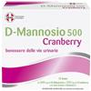 A&D SpA Gruppo Alimentare Diet Matt Pharma - D-mannosio 500 Cranberry Integratore, 12 Bustine