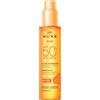 Nuxe Sun Olio Solare Viso e Corpo SPF50 Abbronzante ad Alta Protezione, 150ml