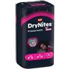 Huggies DryNites Girl Mutandina Assorbente Ragazza 8-15 Anni 30-48 kg, 9 Pezzi
