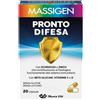 Massigen Pronto Difesa Integratore alimentare con Echinacea e Zinco, 20 capsule