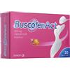 Buscofenact 400mg con Ibuprofene Analgesico Contro i Dolori Forti da Ciclo, 20 Capsule Molli