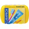 Curaprox Be You Travel Set Giallo Spazzolino + Dentifricio + 2 Scovolini