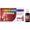 Massigen Energia Integratore Alimentare, 10 Flaconi Da 25ml