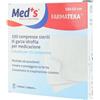 MED'S MEDS GARZA 12/8 10X10CM 100PZ