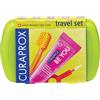 Curaprox Be You Travel Set Verde Spazzolino + Dentifricio + 2 Scovolini