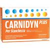 ALFASIGMA Carnidyn Plus Integratore per Stanchezza Fisica e Mentale, 20 Bustine