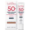 Euphidra Solari - Crema Solare Viso Colorata SPF 50+ Medio-Scuro, 30ml