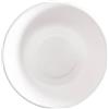 Piatto fondo monouso in bagassa cm 19 (50 pezzi) - Bianco - 100% Fibra Di Canna Da Zucchero
