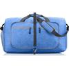 Daelesr Borsone Palestra Sportivo Impermeabile con Scomparto Scarpe, Borsone da Viaggio Grandi Pieghevoli Borsone Palestra Uomo Donne, per Viaggio, Campeggio, Sport e Vacanza (Blu)