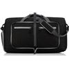 Daelesr Borsone Palestra Sportivo Impermeabile con Scomparto Scarpe, Borsone da Viaggio Grandi Pieghevoli Borsone Palestra Uomo Donne, per Viaggio, Campeggio, Sport e Vacanza (Nero)