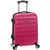 Rockland Melbourne Hardside - Trolley espandibile con ruote girevoli, Magenta, Taglia unica, Melbourne Hardside - Trolley espandibile con ruote girevoli