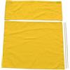 Oceanlend Set completo di rivestimenti di ricambio per sedie da regista, include 2 supporti in legno per una maggiore durata (giallo)