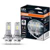 OSRAM LEDriving HL EASY ≜ H7/H18, lampada LED abbaglianti e anabbaglianti, bianco 6500K, nessun accessorio necessario, solo per uso fuoristrada - no ECE, 2 lampade