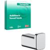 hansgrohe AddStoris - Gancio asciugamani bagno, portasciugamani, gancio per accappatoio, fissaggio nascosto, accessori bagno, cromo, 41742000