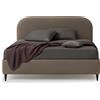 Nuvola Letto imbottito Brancusi - Contenitore 120x190 / Taupe