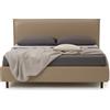 Nuvola Letto imbottito Bacon - Contenitore 120x190 / Toffee